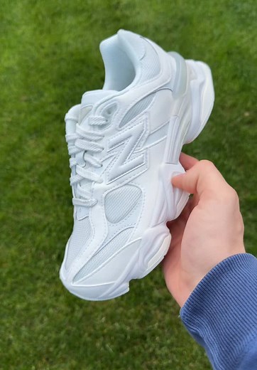 Shop the Restocked All White Nike 9060A Sneakers