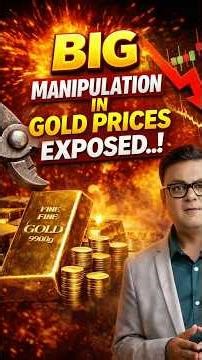 Big Crash In Gold Prices Explained | Why is Gold Price Falling | Gold Manipulation #goldprice #gold