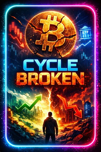 Bitcoin Broke the Cycle — What They’re Not Telling You #bitcoin #crypto #markets #halving #breakingnews If Bitcoin’s cycle just broke… the entire market has no compass. The heartbeat skipped — and most won’t realize it until it’s too late. This isn’t just price action — it’s infrastructure shifting. @cosmicroyalty💫 @btakay_ @JamesMcCarthyMindset @Forrest Unfiltered @Michellekirby625 @Country @⛵🧭⚓Küstenlümmel⚓🧭⛵ @💛_Heart_Of_Gold_💛 @Brandeee 💞 @Crypto Mike-Drop @Cryptologist @CryptoPsycho