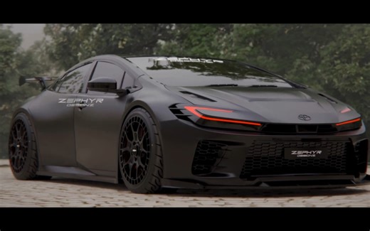 Toyota PRIUS PRO Black Edition 2023 HARDCORE MODIFIED Concept