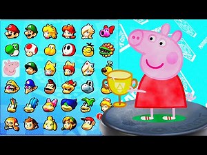 Mario Kart 8 Deluxe - Peppa Pig is here again | Who will win the cup at the race track?