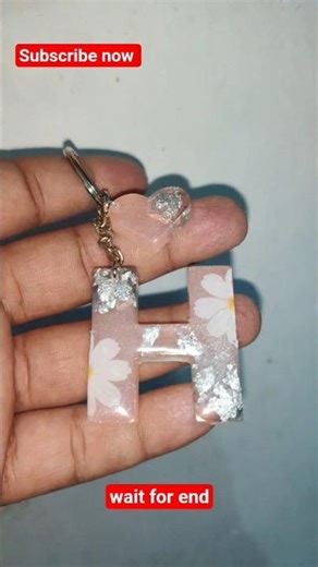 H shape Keychain #keychain #craft #trending #viral #youtubeshorts