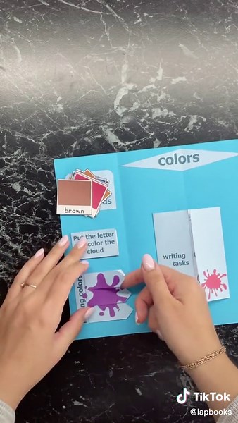 Colorful Lapbook Ideas for English Learning