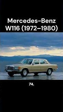 The Original S-Class: Exploring the Groundbreaking Mercedes-Benz W116