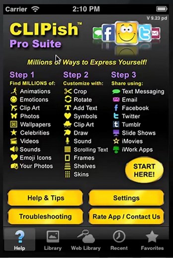 Adding Scrolling Credits and Text to an iMovie with CLIPish Pro Suite, Extras for iMovie or Scrolling Credits iPhone Apps