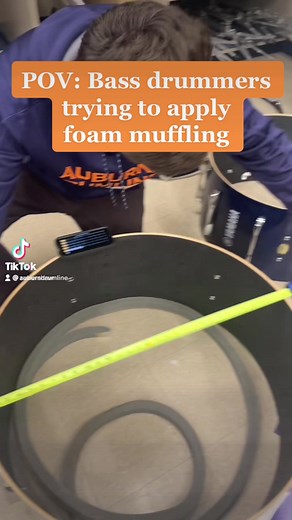 Leave it to the engineering majors… #drumline #bassdrum #math #engineering #marchingband #pi #auburn #wareagle #drums