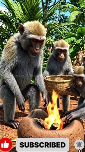 How Do Monkeys Turn a Bad Situation Into Success? 🐒🔥 | प्रेरणादायक Animal Story #Shorts