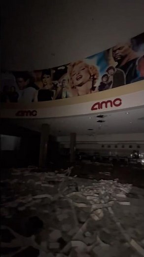 Abandoned AMC theater inside an abandoned mall! #abandoned #creepy #dallas