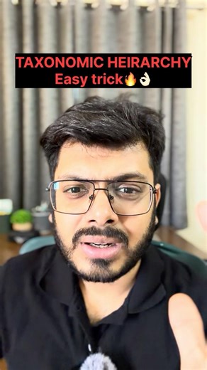 Taxonomic Hierarchy Trick 🔥 | Kingdom to Species in 10 Seconds (NEET)
