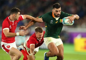 589K views · 10K reactions |  2019 RWC: Semi-final 燐 Final score: gbwls The Welsh Rugby Union 16-19 Springboks  ⏳ Half-time: gbwls The Welsh Rugby Union 6-9 Springboks   Attendance: 67 750  Man of the match: Handre Pollard | Mr. Rugby | Facebook