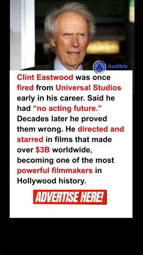 The Studio That Fired Clint Eastwood Said He Had No Future