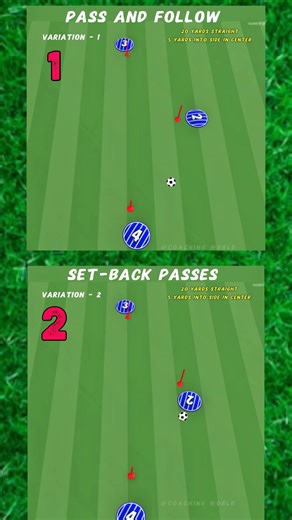technical passing drill #soccertraining #football #soccerdrills #soccer