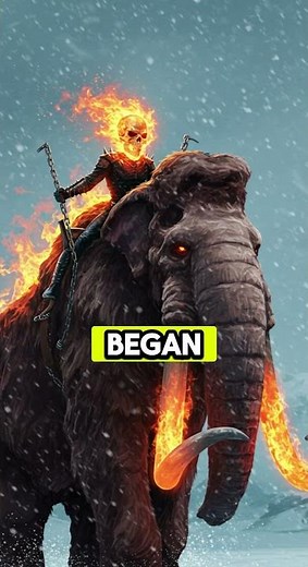 The First Ghost Rider: A Prehistoric Legend! #marvel #marvelcomics