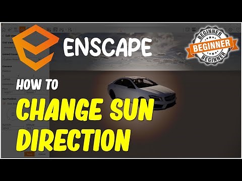 Enscape How To Change Sun Direction