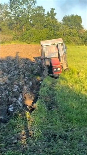 Old Tractor Fights Through Deep Mud and Blows Black Smoke #Tractor #MudBog #FarmFail #DieselPower