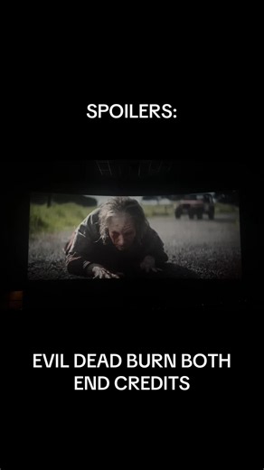 Evil dead burn both the end credits!! #fyp #evildeadburn | Evil Dead Rise