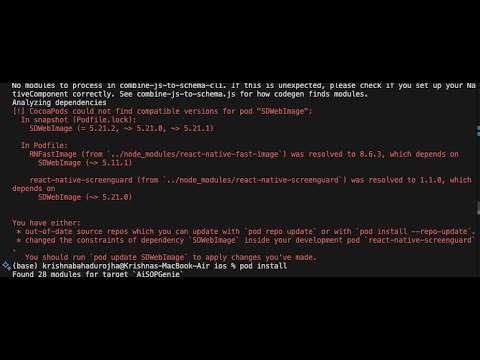Could not find compatable version issue || SDWebImage