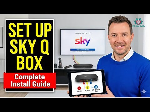 Complete Sky Q Installation From Unboxing to Streaming