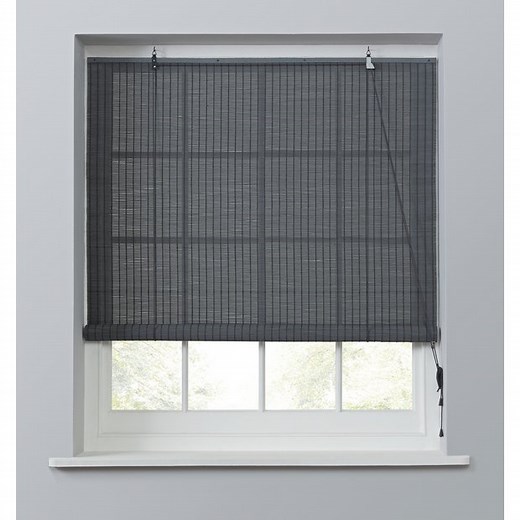 Buy Habitat Bamboo Grey Roller Blind - 90cm | Blinds | Argos