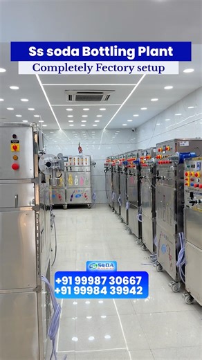 Soda bottling plant 🍾| soda bottle machine | soda machine | soda making machine | call kare aabhi☎️