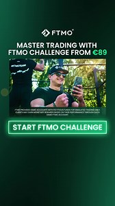 261 reactions | Test your trading skills with the FTMO Challenge. Get a $10,000 FTMO Challenge for €89. | FTMO.com | Facebook