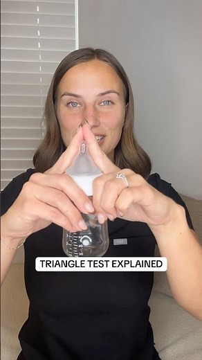Triangle test explained! #babybottle