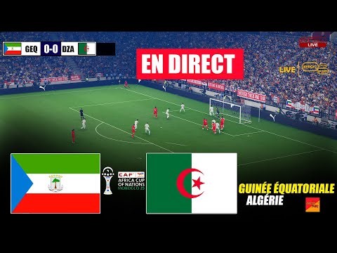 🔴EN DIRECT : GUINÉE ÉQUATORIALE vs ALGÉRIE | Simulation de jeu eFootball PES 21 sur PC