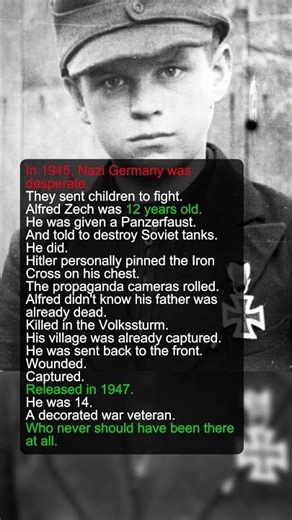 Hitler Gave a 12 Year Old the Iron Cross