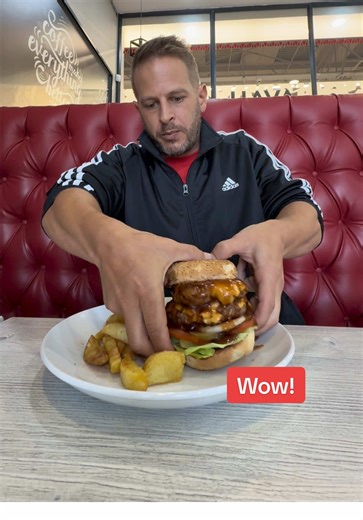 Double Cheeseburger Delight at Hava Java, Johannesburg