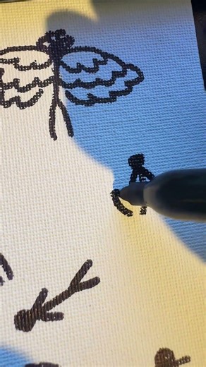 I cast fireball #stickfigure #wizard #art #vibe #gozawashere