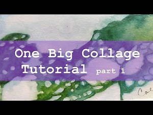 COLLAGE tutorial - Painting Negative Space