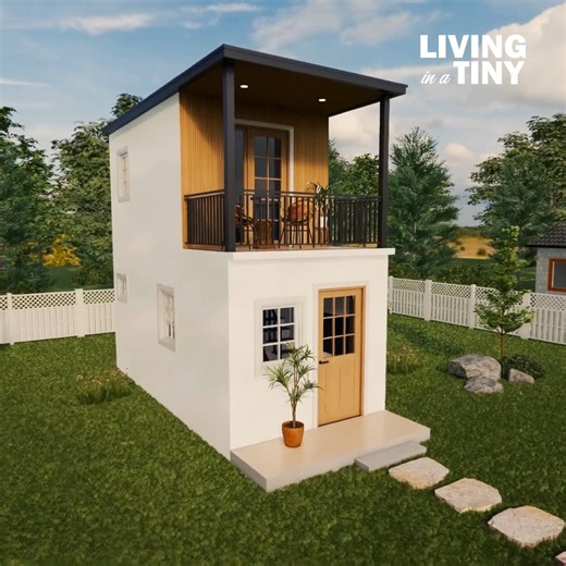 2.3M views · 41K reactions | Two storey tiny house design朗朗朗 | Living In A Tiny | Facebook