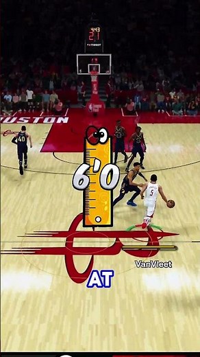 Shortest VS Tallest Players in NBA 2K26 #shorts