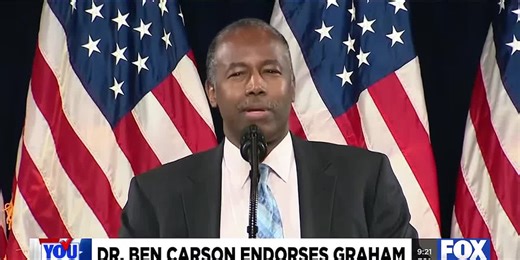 Dr. Ben Carson endorses Sen. Lindsey Graham