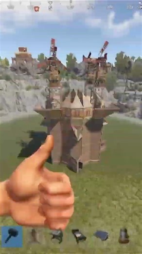 I built the best house for online raids—a 2x2 house with a skirt.#rust #shorts