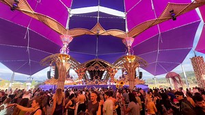 4.7K views · 92 reactions | Dj Mailise - TIP Records, one half of Spinning Chakras, ringing the Monkey Gong at Boom Festival Official earlier this year - pure magic in motion. ✨ The Spinning Chakra’s remix of Magiks’ Monkey Gong is out now: https://link.nanomusic.net/TheLandOfCosmicRemixes #NanoRecords | NANO RECORDS | Facebook