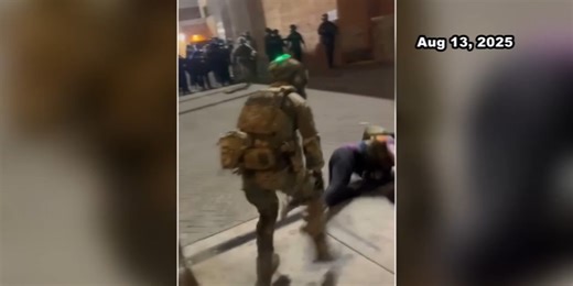 Veteran sues DHS after video shows federal agent tackling him from behind at protest