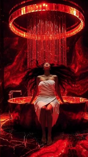 Ruby Inferno Bathroom – The Most Intense Luxury Design Ever 🔥 #bathroomdesign #bathroomdecor