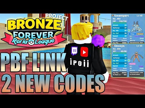 PBF IS BACK WITH 2 MORE AWESOME CODES IN POKEMON BRICK BRONZE | Project Bronze Forever | PBB PBF