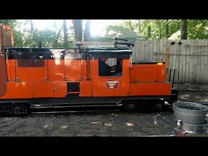 Riding the "Safari Train" at the Milwaukee County Zoo!