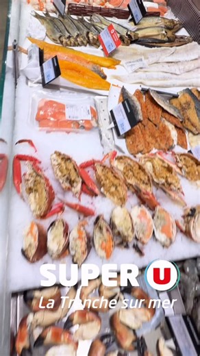 18 reactions | 寧-34% sur la POISSONNERIE 寧 Le Vendredi, c’est poisson et ce vendredi 5 décembre, profitez de 34% reversés sur votre CARTE U sur tout le rayon poissonnerie (traditionnel + libre-service*) !!   Rendez-vous dans votre Super U de La Tranche sur Mer ! *Hors promotions en cours. | Super U LA TRANCHE SUR MER | Facebook