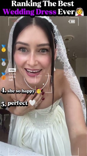 Ranking The Best Wedding Dress Ever👰🥰
