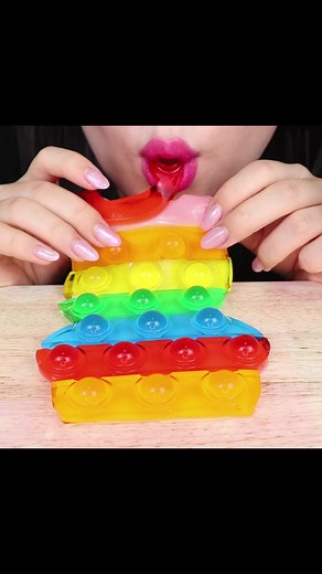 pop it jelly #tiktokfood #asmr #eating #fyp #jelly