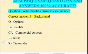 APM PMQ Exam Questions and Answers 2026 - Pass Confidently