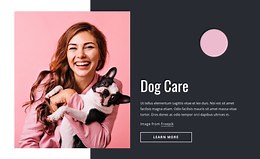 Puppy care - CSS Template by Nicepage