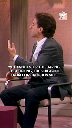 Men under a microscope. 🎥: Jerry Seinfeld, ROBERT KLEIN TIME (1987) #jerryseinfeld #interview #comedy #sketchcomedy #jokes | Clown Jewels