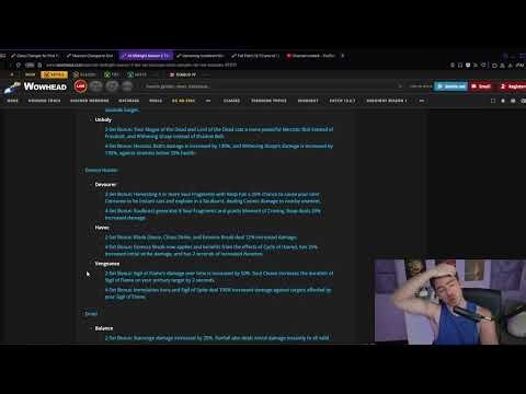 Every Tank Tier Set Coming in Patch 12.1. Who won (not blood dk)