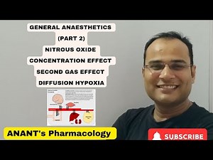 General Anaesthetics (Part 2) Nitrous Oxide, Conc. effect, second gas effect Diffusion hypoxia
