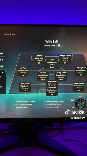 Give this very fun and attacking formation a go. Let me know if you try it! #eafc26 #fc26 #ultimateteam #tactics #fyp