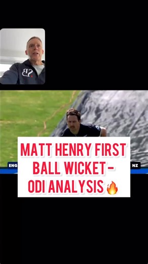 Stuart Barnes - Bowling Coach on Instagram: "How do you take a wicket first ball of an ODI? Take a look at Matt Henry getting Jamie Smith out first ball of the recent ODI between New Zealand and England. I’ve rated Matt Henry for a long time – and this is why. 🔑 First ball of the innings, on the money. 🔑 Finger position and grip detail that make a difference. 🔑 Seam wobble that asks big questions of the batter. The lesson? Do the work before you bowl that first ball. Prep, process, and execut